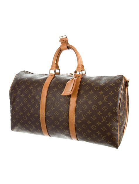 lv mens holdall|louis vuitton keepall bandouiller 50.